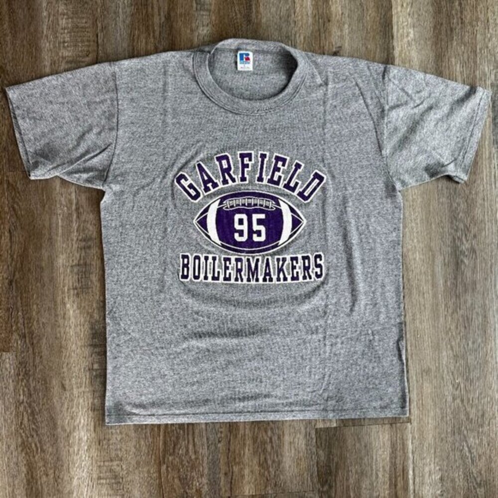 Vintage Russell Athletic Football T Shirt Large